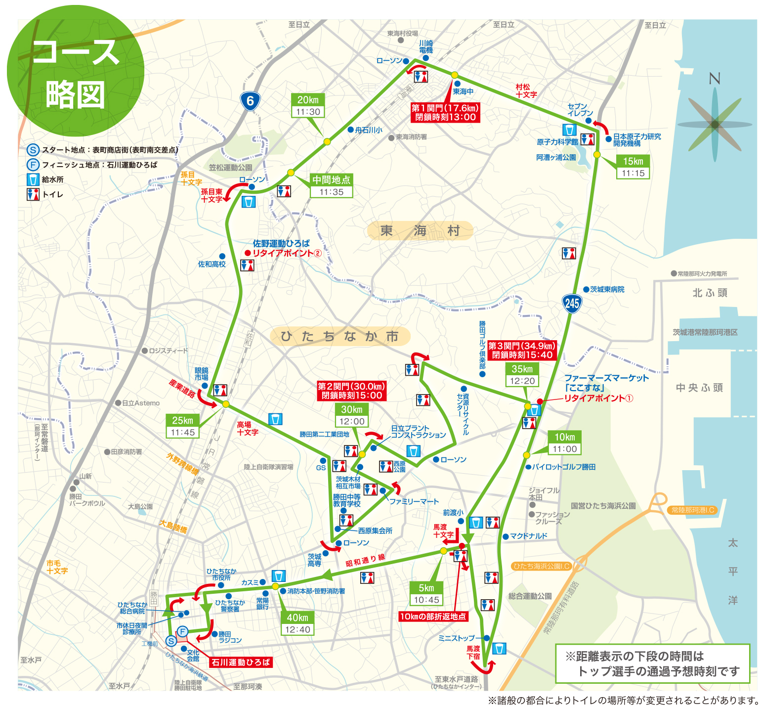コース略図